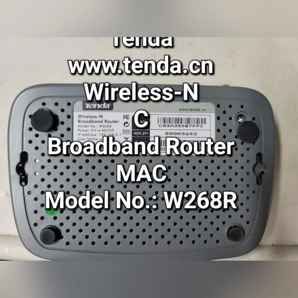 TENDA Wireless Router WHITE - Picture 6 of 6
